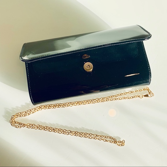 Muduo Black Patent Leather Purse - Picture 5 of 5